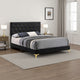 Lif Bed | California King | Platform | Tufted Headboard | Gold Black