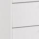 Lif Tall Dresser | 50" | 5 Drawers | Gold Accents | Smooth White