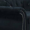 Rima Accent Chair | 51’’ | Velvet | Rolled Arms | Black BM298991