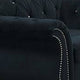 Rima Accent Chair | 51’’ | Velvet | Rolled Arms | Black BM298991