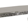 Kipp Dining Table | 72" | Rectangular | Floral Carved | Champagne Finish