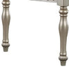 Kipp Dining Table | 72" | Rectangular | Floral Carved | Champagne Finish