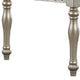 Kipp Dining Table | 72" | Rectangular | Floral Carved | Champagne Finish