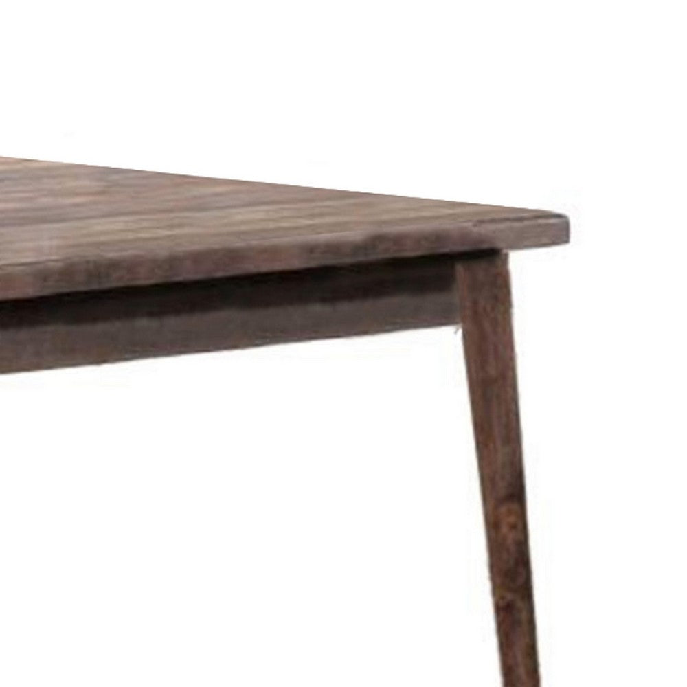 Lee Dining Table | 59" | Rectangular | Tapered Legs | Brown Wood