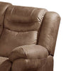 Betty 86 Inch Power Reclining Sofa Pull Tab Brown Breathable Leather BM299102