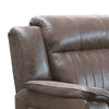 Oya 40 Inch Power Recliner Chair Pull Tab Mechanism Rich Brown Leather BM299106