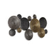 Wall Decor | 44" | Circles | Spiral Texture | Bronze & Black