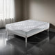 Queen Mattress | 10" | Memory Foam | Knit Cover | White & Gray