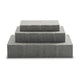 Decor Book Box Set | 3 Piece | Gray Cover | Velvet Lined