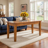 Nova 44" Dining Bench, Rectangular, Tapered Legs, Oak Brown By Casagear Home