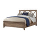 Pixi Full Size Panel Bed, Natural Brown Mahogany, Barn Style by Casagear Home