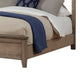 Pixi Full Size Panel Bed, Natural Brown Mahogany, Barn Style by Casagear Home