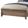 Pixi Full Size Panel Bed, Natural Brown Mahogany, Barn Style by Casagear Home