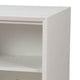 64" TV Console Cabinet, Adjustable Shelves, Classic White by Casagear Home