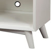 64" TV Console Cabinet, Adjustable Shelves, Classic White by Casagear Home