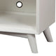 64" TV Console Cabinet, Adjustable Shelves, Classic White by Casagear Home