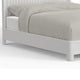 Aya Full Bed, Scalloped Motif Panel Headboard, White Wood by Casagear Home