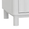 Aya 61" Wide 6 Drawer Dresser, Scalloped Front, White Wood by Casagear Home