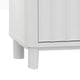 Aya 64" TV Media Entertainment Console, 3 Shelves, White by Casgear Home