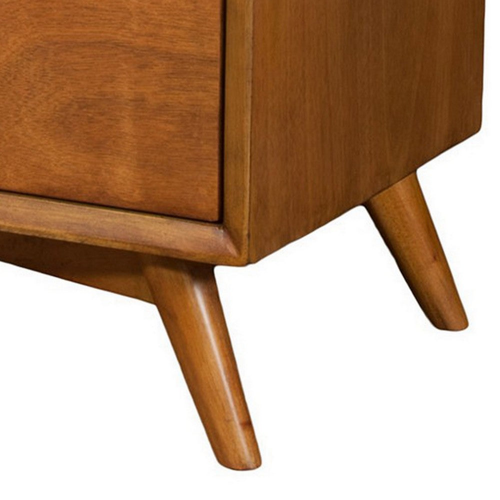 Ian 56" Wide Dresser, Felt Lining, Metal Hardware, Brown by Casagear Home