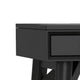 Ian 36" Bedroom Vanity, 2 Drawers, Flip Top Mirror, Black by Casagear Home