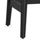 Ian 36" Bedroom Vanity, 2 Drawers, Flip Top Mirror, Black by Casagear Home