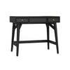 Ian 36" Bedroom Vanity, 2 Drawers, Flip Top Mirror, Black by Casagear Home