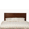 California King Bed, Panel Headboard, Cappuccino Brown by Casagear Home