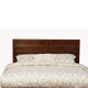 California King Bed, Panel Headboard, Cappuccino Brown by Casagear Home