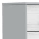 Dap 56" 6 Drawer Dresser, Satin Gold Handles, White, Gray by Casagear Home