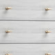 Dap 49" 5 Drawer Tall Dresser Chest, Gray, White, and Gold by Casagear Home