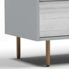 Dap 64" 3 Shelf TV Media Entertainment Console, White, Gray by Casagear Home