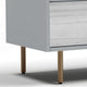 Dap 64" 3 Shelf TV Media Entertainment Console, White, Gray by Casagear Home