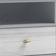 Dap 64" 3 Shelf TV Media Entertainment Console, White, Gray by Casagear Home