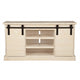 61" TV Media Entertainment Console with Barn Doors, Cream by Casagear Home