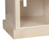 61" TV Media Entertainment Console with Barn Doors, Cream by Casagear Home