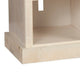 61" TV Media Entertainment Console with Barn Doors, Cream by Casagear Home