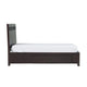 Yee King Storage Bed Espresso Brown Finish 4 Drawers Cut Out Headboard BM299552