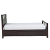 Fang Twin Size Storage Bed Sleigh Headboard 4 Drawers Espresso Brown