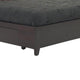 Klio King Size Bed 4 Storage Drawers Low Profile Dark Brown Mahogany BM299790