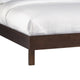 Yee King Size Bed Cut Out Design Panel Headboard Brown Mahogany Wood BM299799