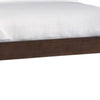 Yee King Size Bed Cut Out Design Panel Headboard Brown Mahogany Wood BM299799