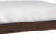 Yee King Size Bed Cut Out Design Panel Headboard Brown Mahogany Wood BM299799