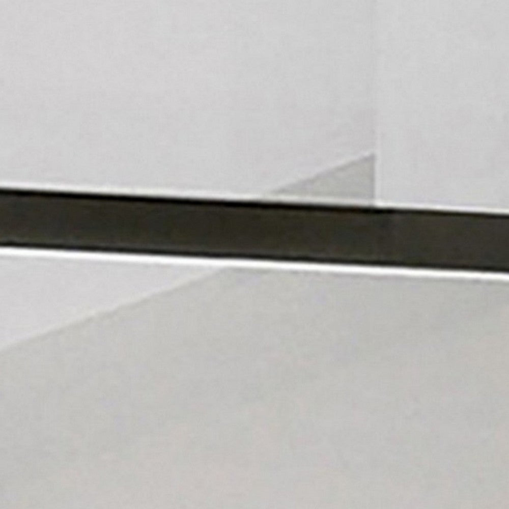 Nav 22 Inch Modern Nightstand with 2 Drawers Concealed Handles White BM299934