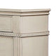 Akia 62 Inch 9 Drawer Wide Dresser Chest Round Metal Knobs Crisp White BM299939