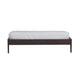 Evelyn Low Profile California King Platform Bed Rich Espresso Brown Wood BM300386
