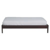 Evelyn Low Profile Full Size Platform Bed Slats Rich Espresso Brown Wood BM300389