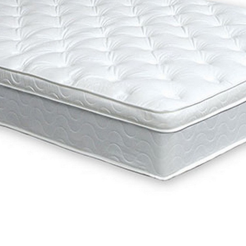 Fima 11 Inch Queen Pillow Top Mattress Medium Firmness Hi Density Foam