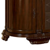 66 Inch Traditional Buffet Server Glass Cabinet Side Cabinets Brown By Casagear Home BM300618