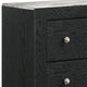 Yoh 47’’ 4 Drawer Dresser Chest Marble Top Metal Black By Casagear Home BM300825